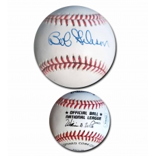 Bob Gibson signed National League Baseball JSA Authenticated